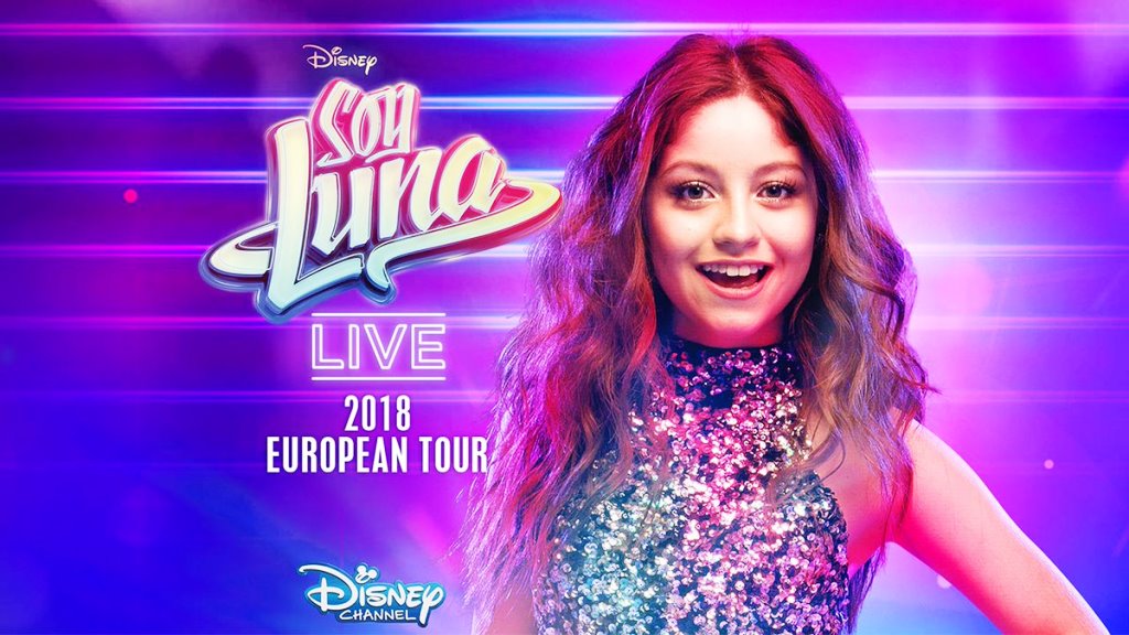 Cartel de la gira Soy Luna Live Tour 2018. BIEFEC FX Efectos Especiales.